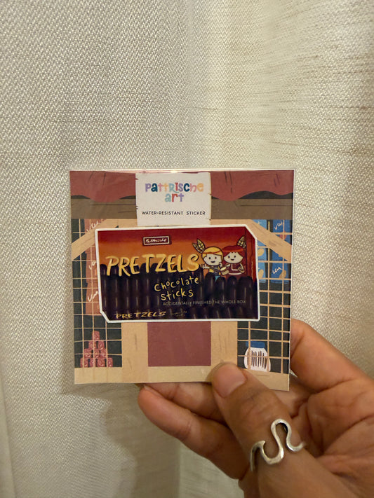Pretzels Sticker