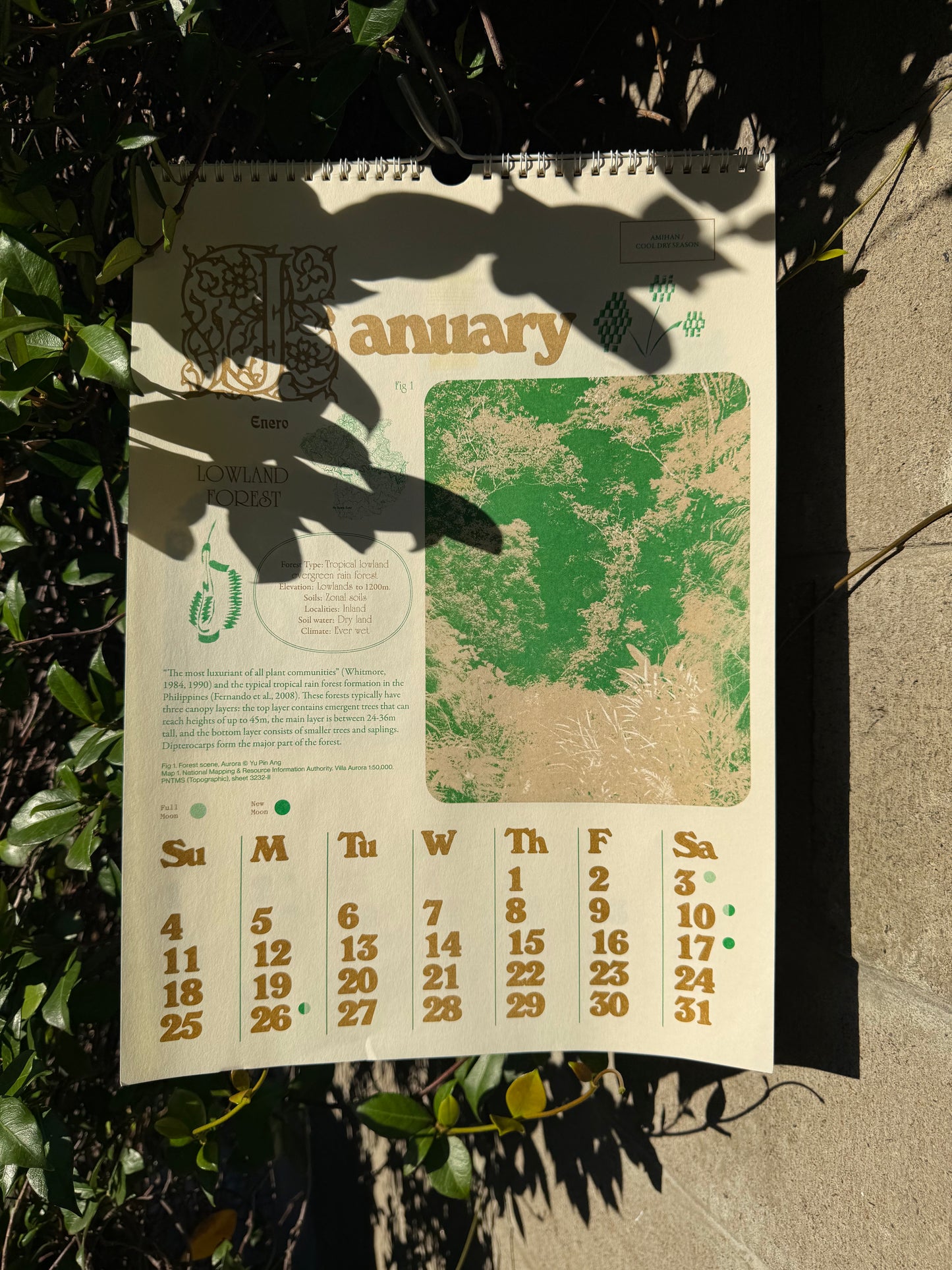 Philippine Forest Calendar 2026