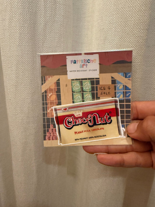 Choc Nut Sticker