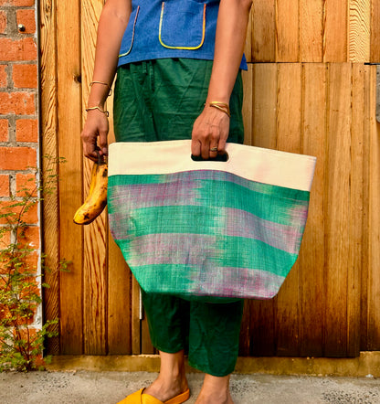 Abaca Bucket (Watermelon)