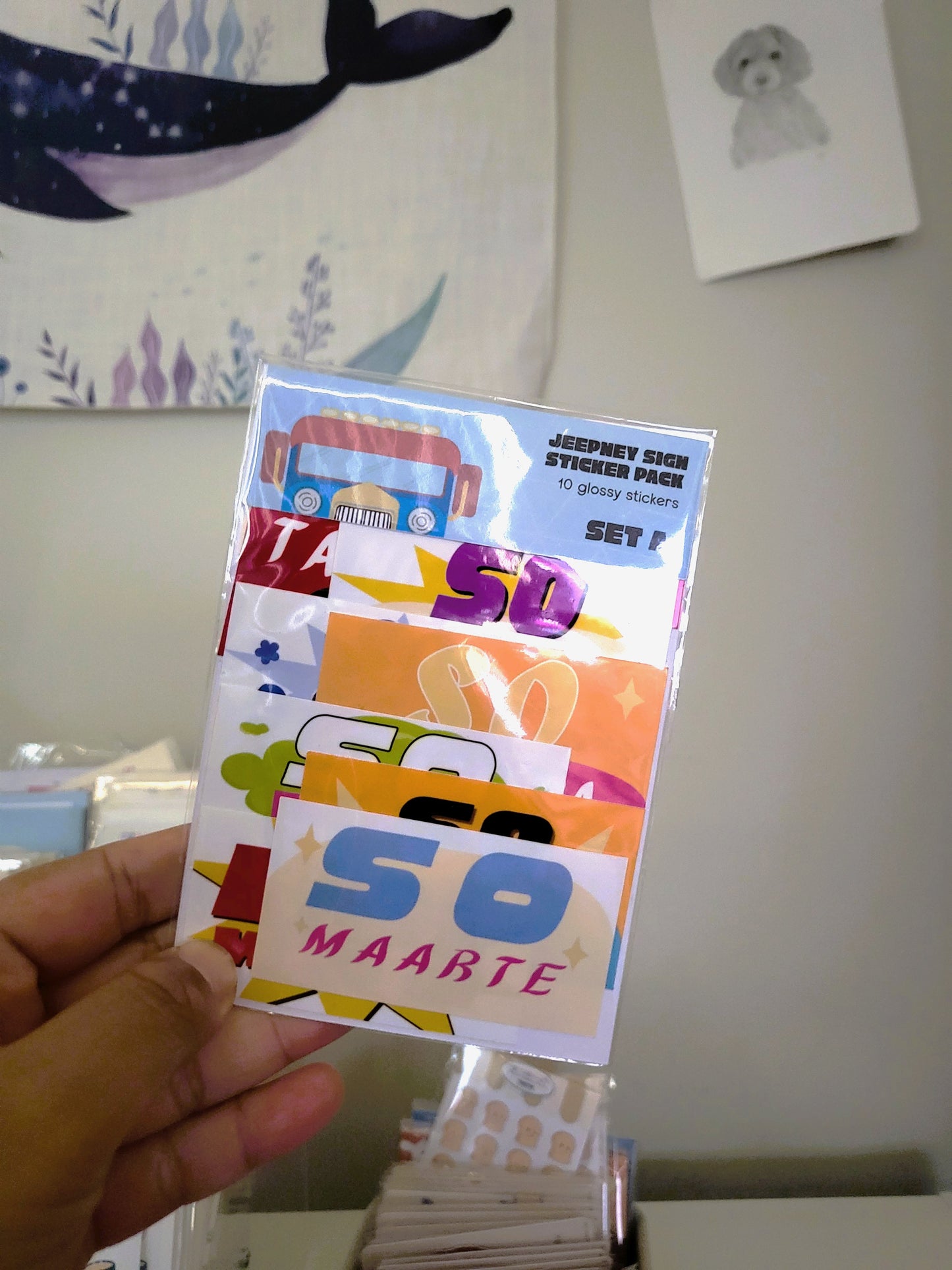 Jeepney Sign Sticker pack